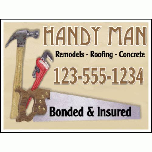 Contractor Job Signs Site Signs, Frames & Posts